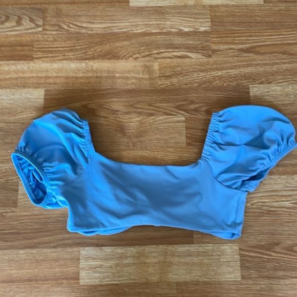 NWT SUSANA MONACO Tie Front Crop Top - Picture 3 of 3